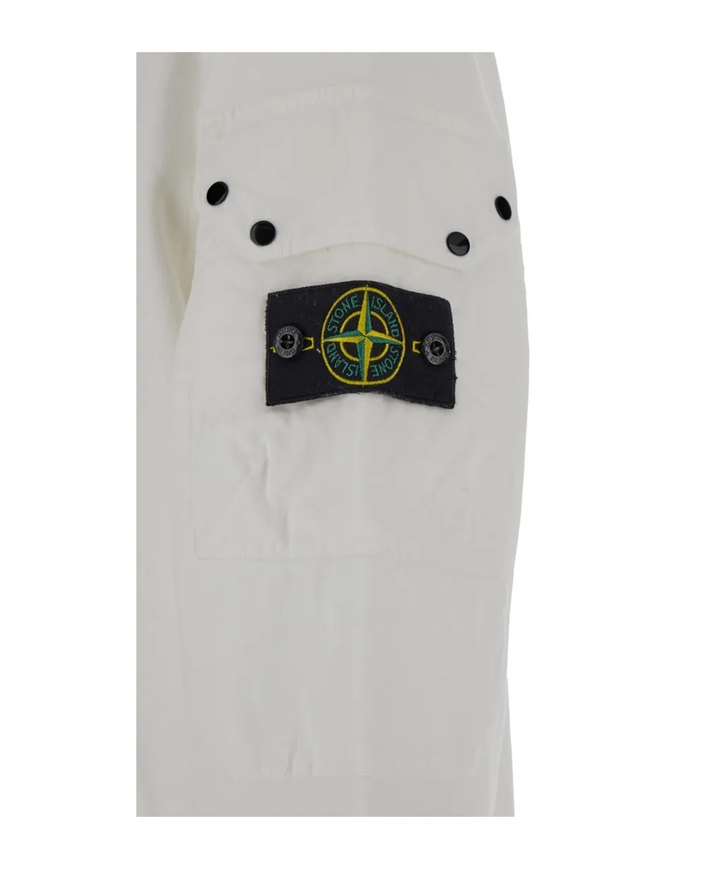 Stone Island Logo Patch Crewneck Sweatshirt