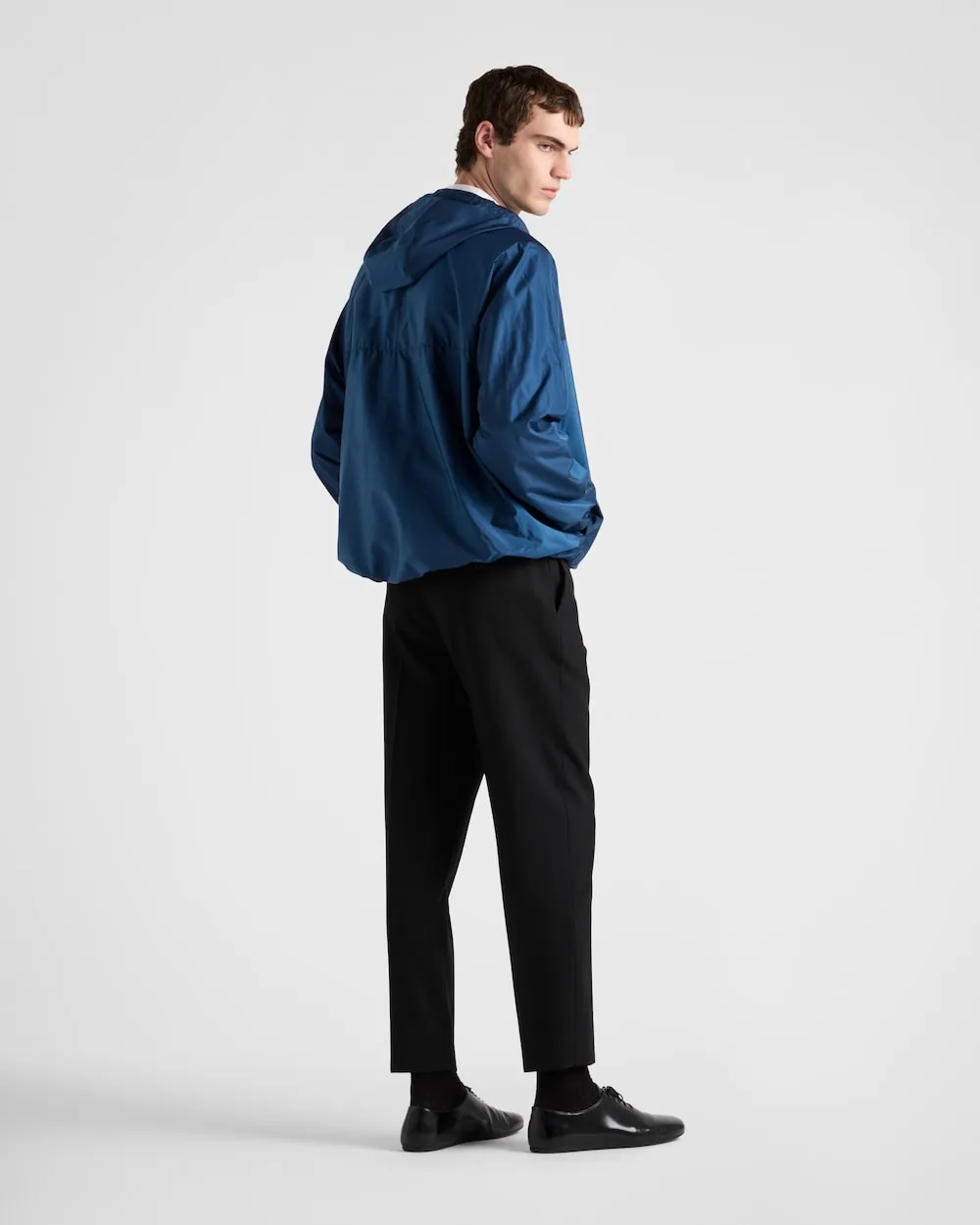 Prada Triangle-Logo Zipped Jacket