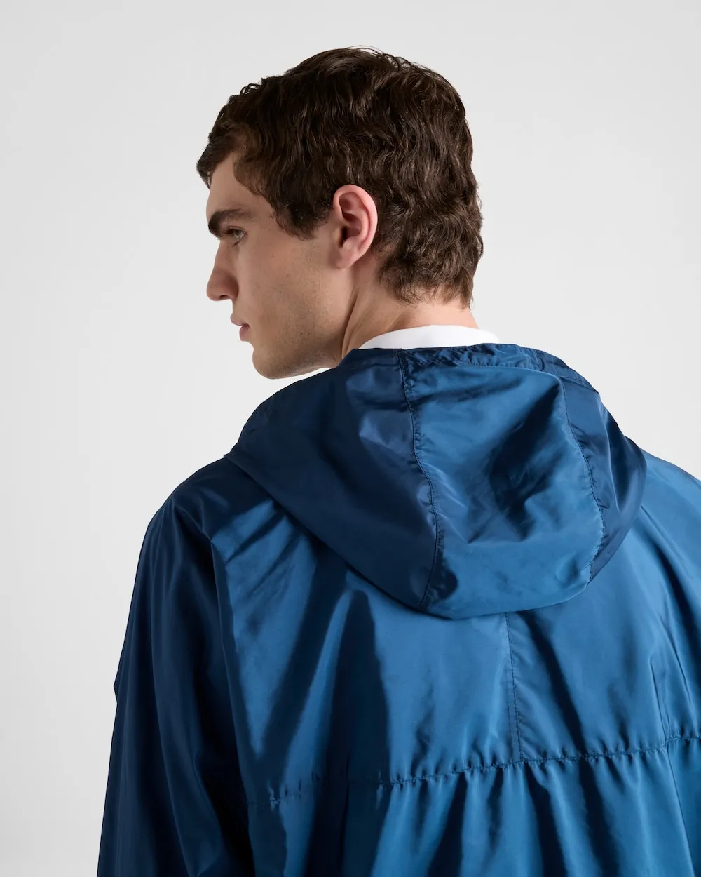 Prada Triangle-Logo Zipped Jacket