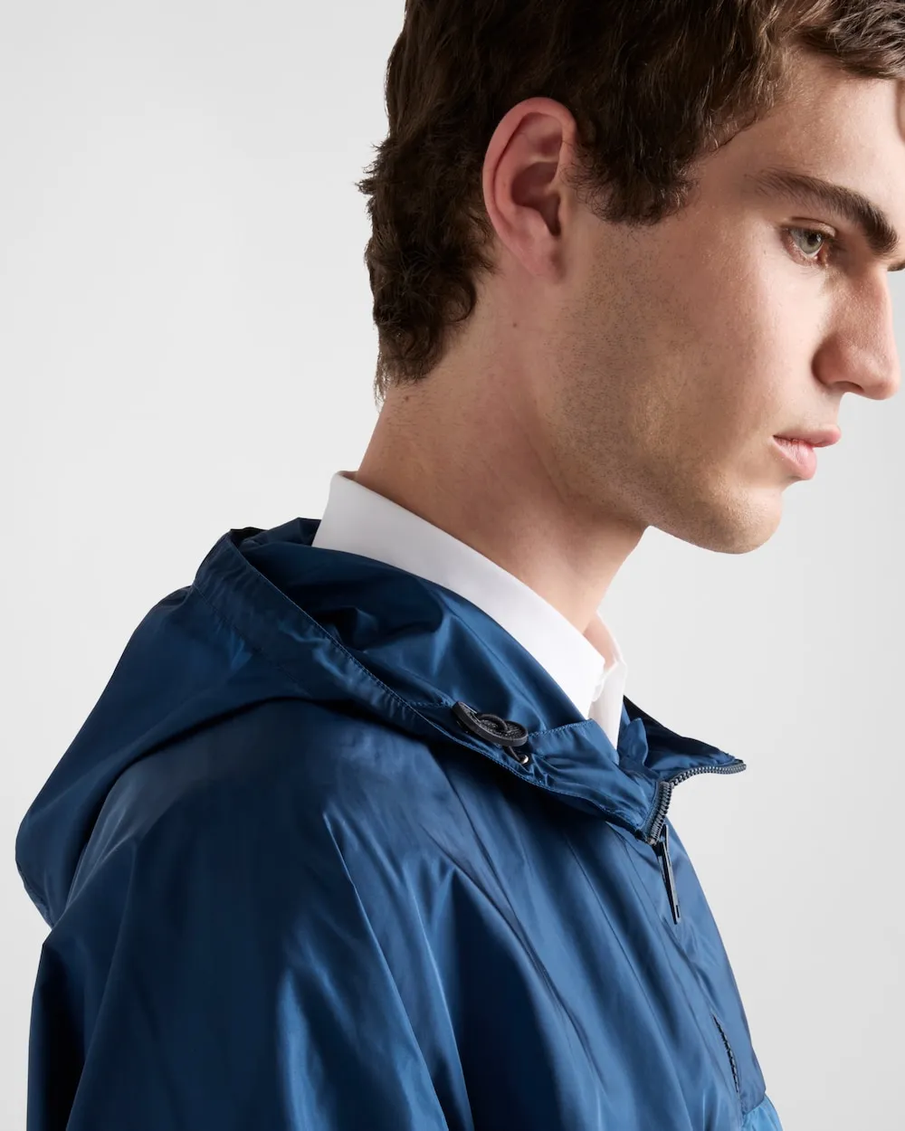 Prada Triangle-Logo Zipped Jacket