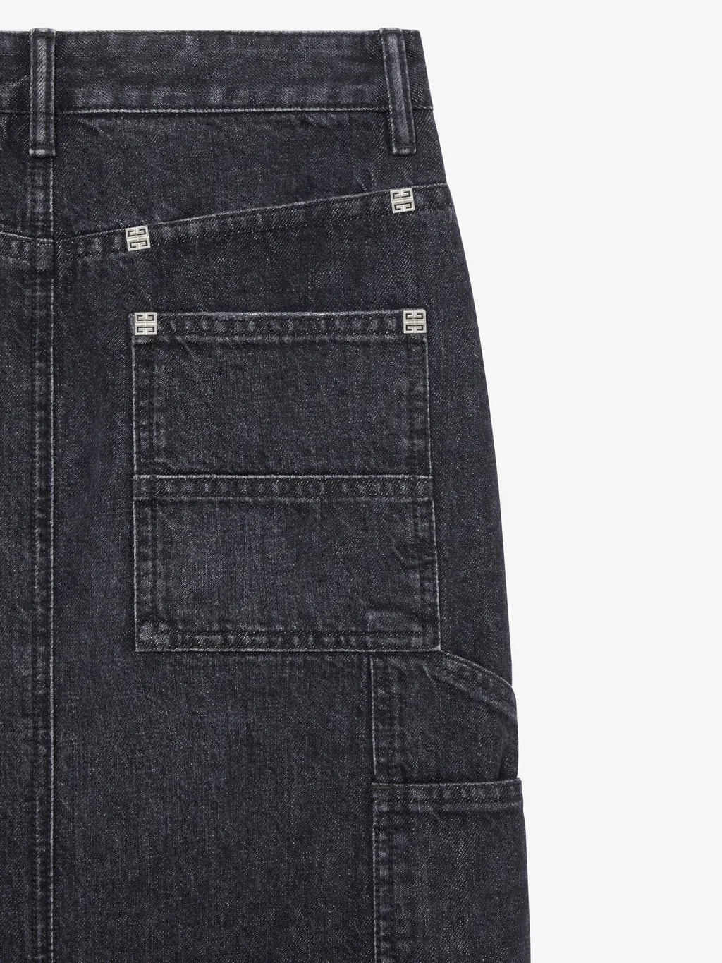 Givenchy Denim Midi Skirt
