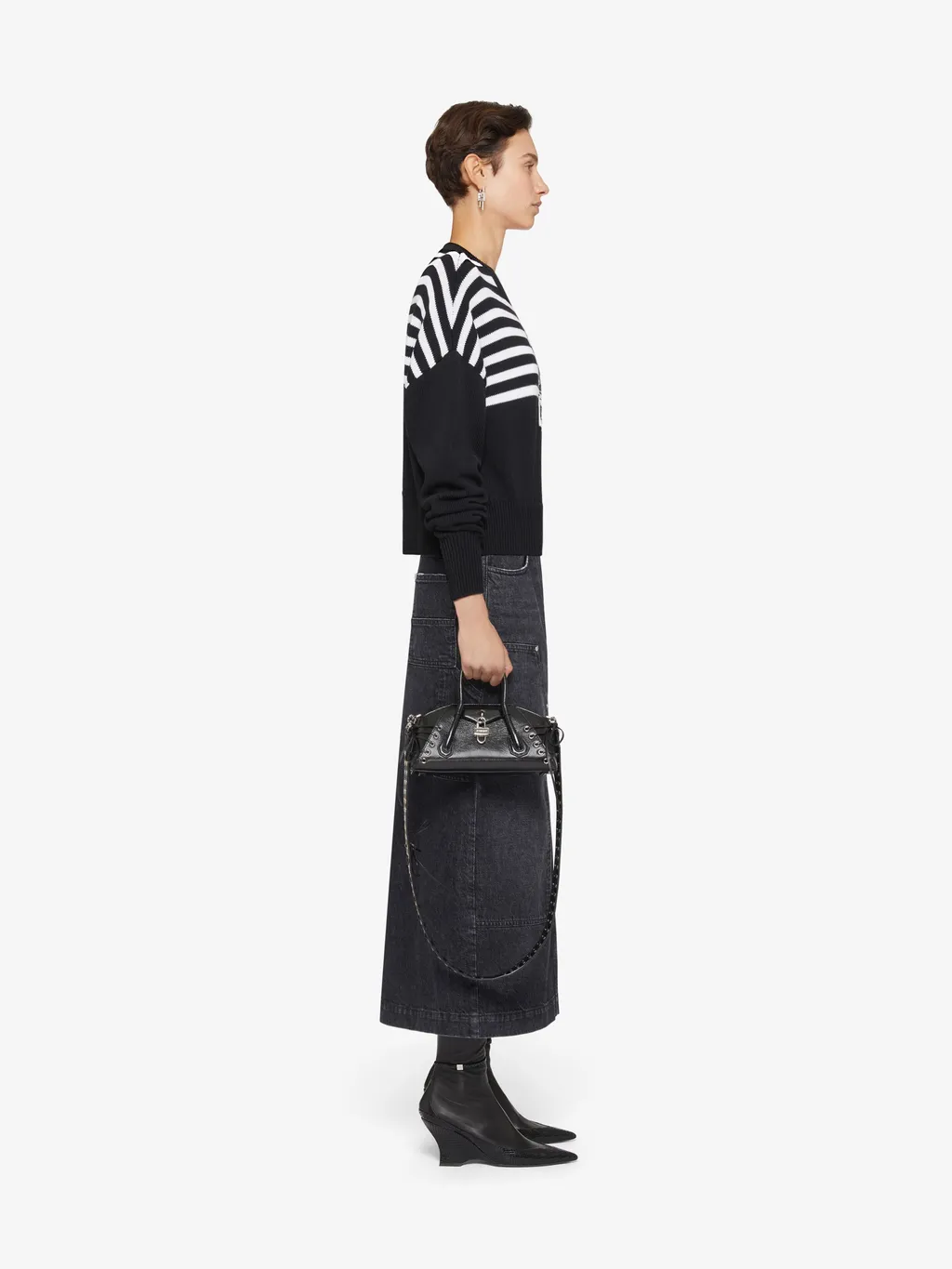 Givenchy Denim Midi Skirt