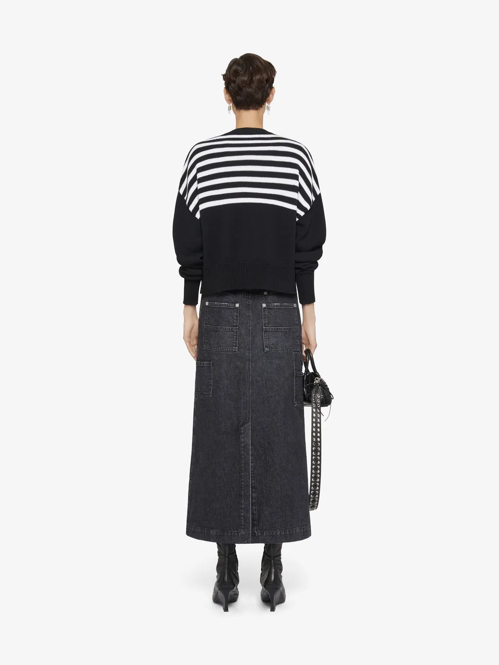 Givenchy Denim Midi Skirt