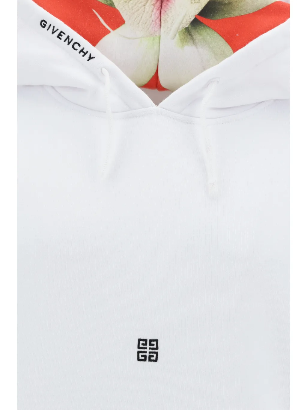 Givenchy 4G Embroidered Drawstring Hoodie
