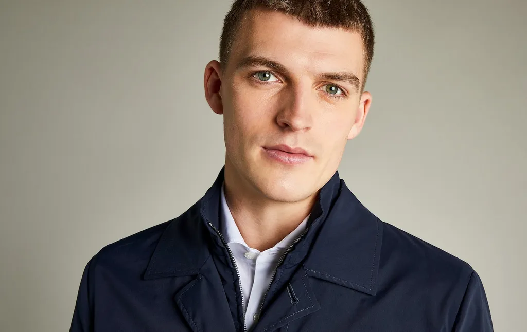Fay Single-Breasted Long-Sleeved Coat