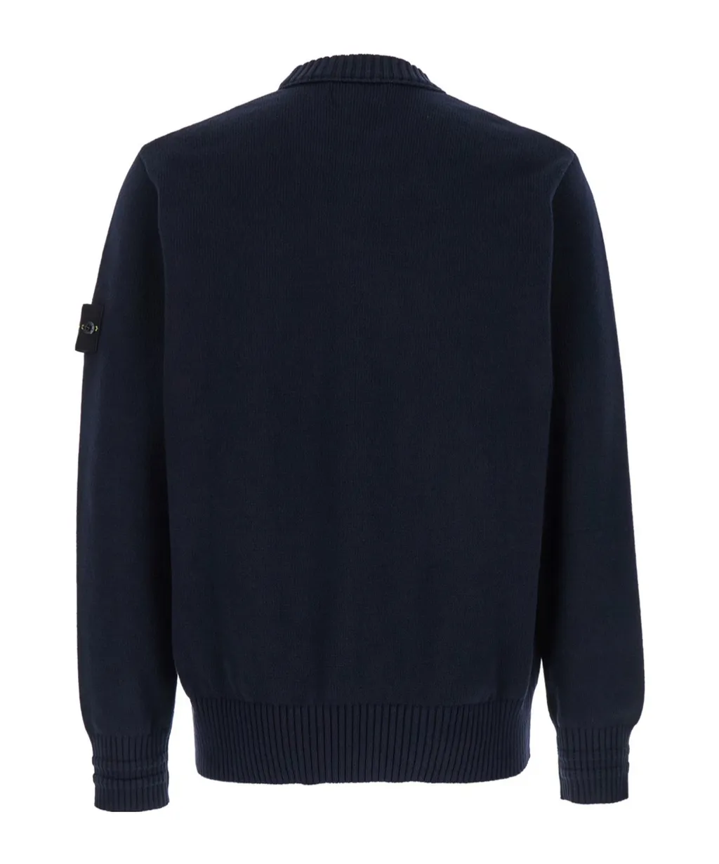 Stone Island Logo Patch Crewneck Jumper