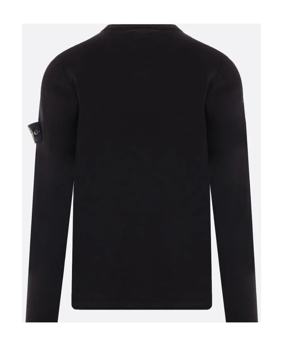Stone Island Logo Patch Crewneck Jumper