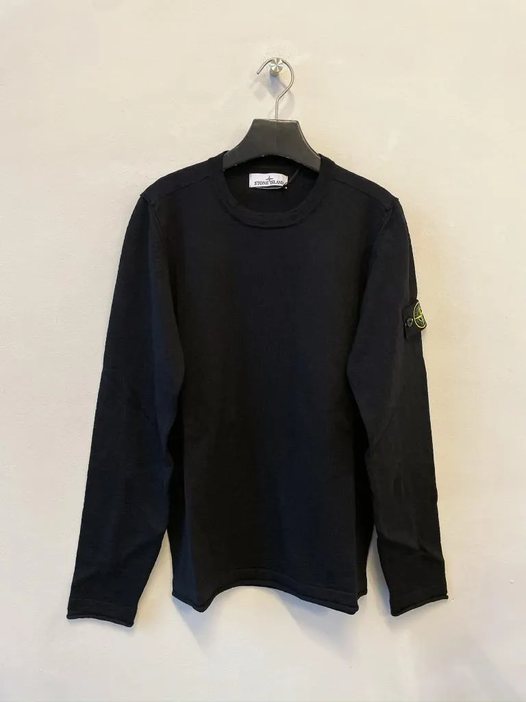 Stone Island Logo Patch Crewneck Jumper