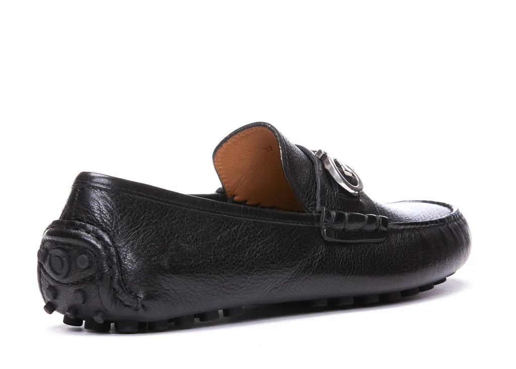Ferragamo Grazioso Logo Plaque Loafers