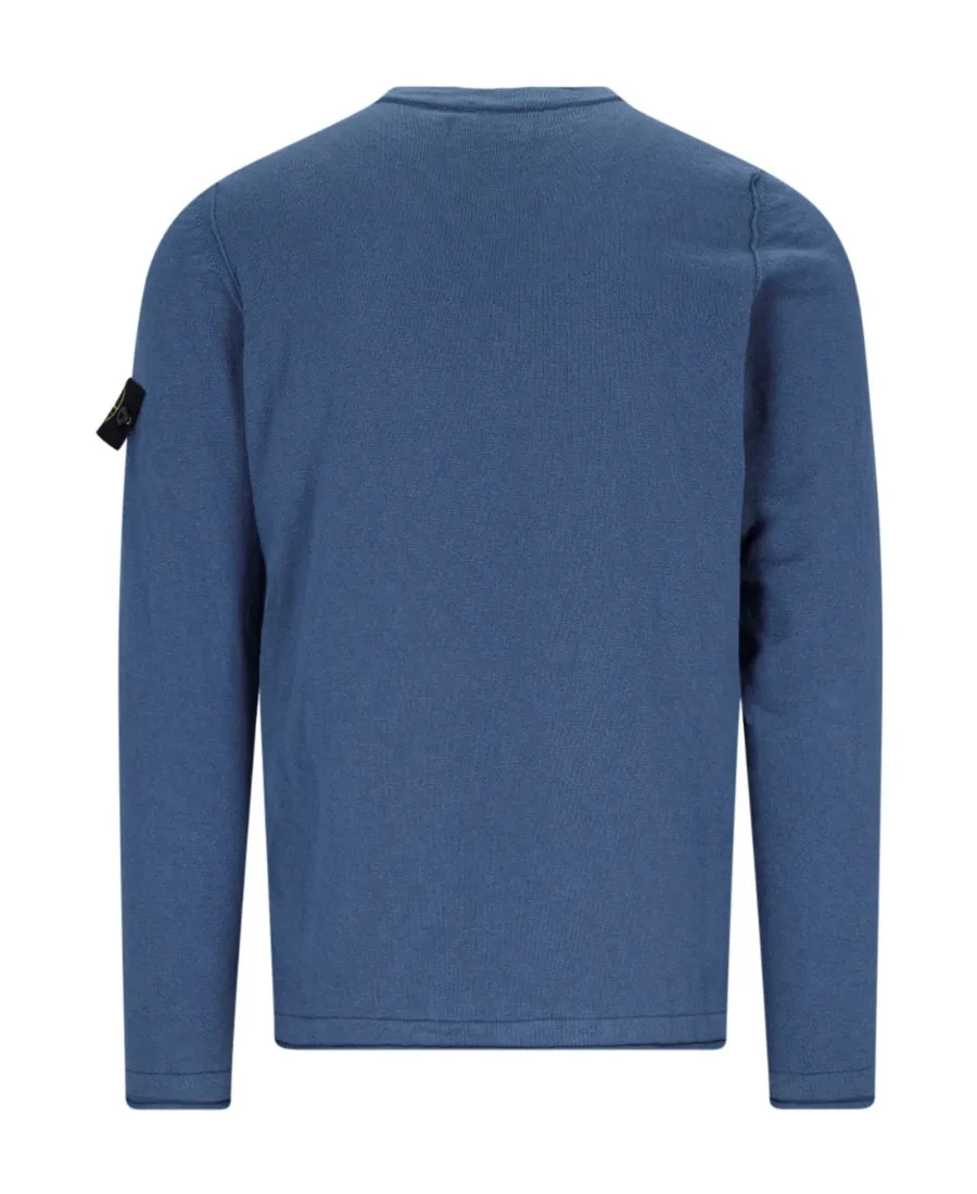 Stone Island Logo Patch Crewneck Jumper