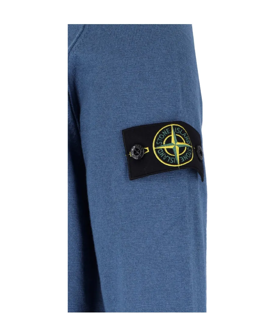 Stone Island Logo Patch Crewneck Jumper