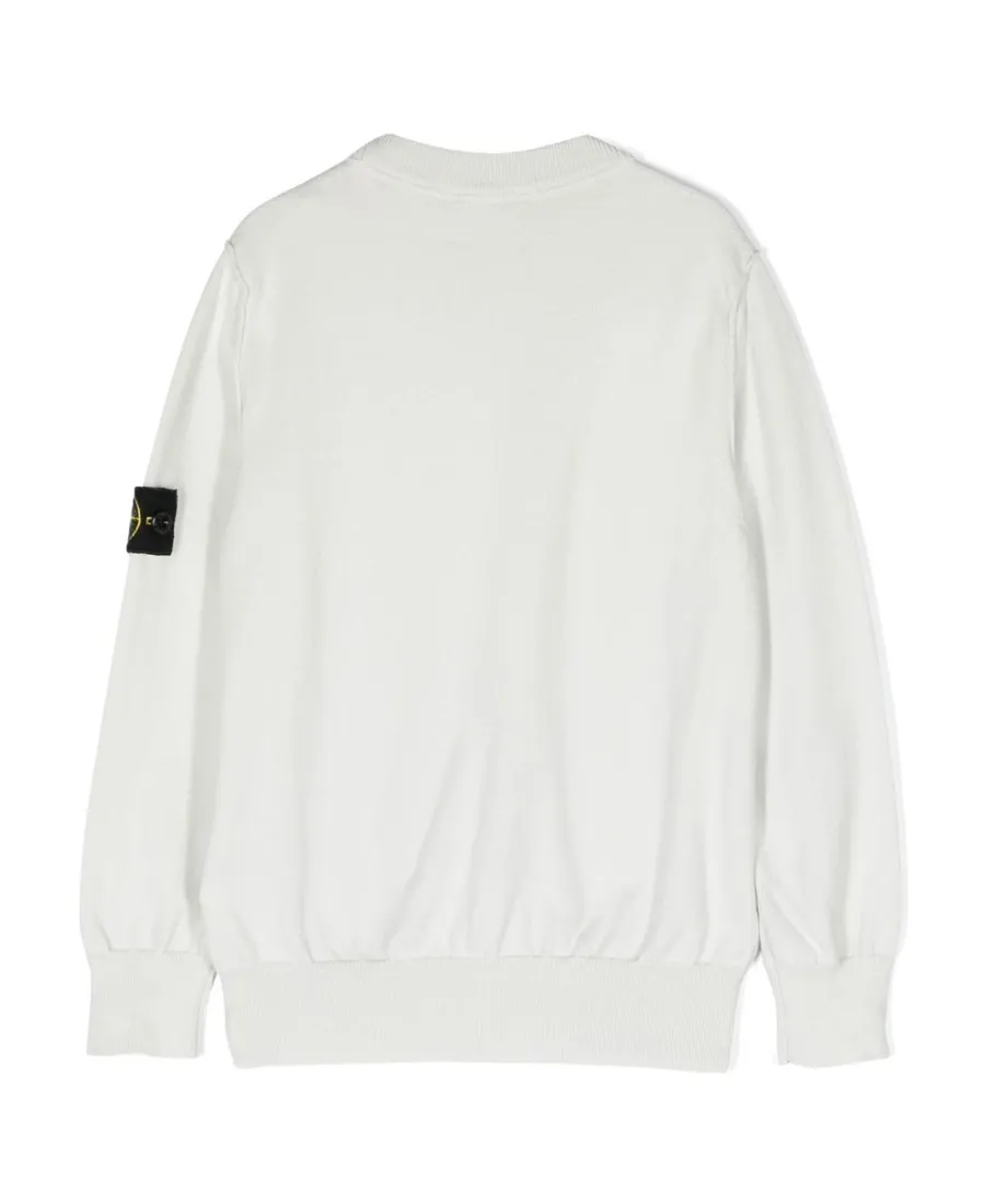 Logo-Patch Cotton Sweatshirt