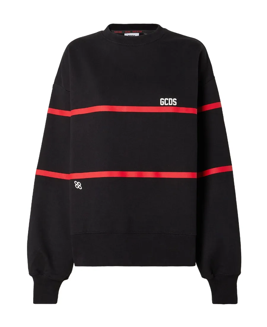 Stripe-Detailed Sweatshirt