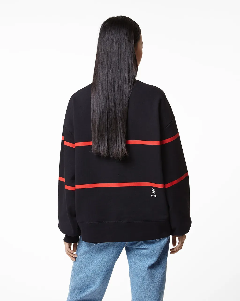 Stripe-Detailed Sweatshirt