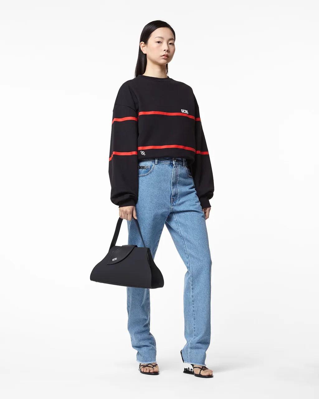 Stripe-Detailed Sweatshirt