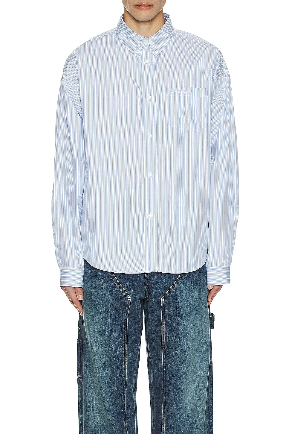 Givenchy Striped Long-Sleeved Shirt