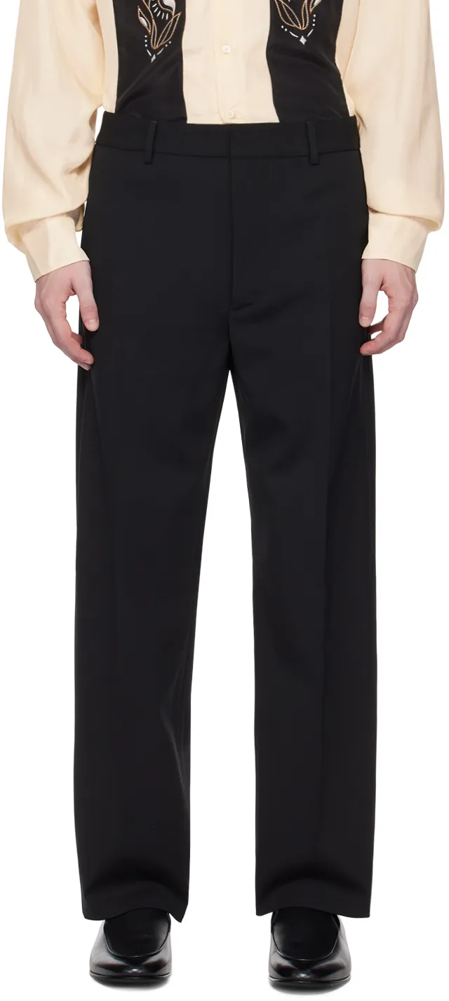 Logo-Plaque Tailored Trousers