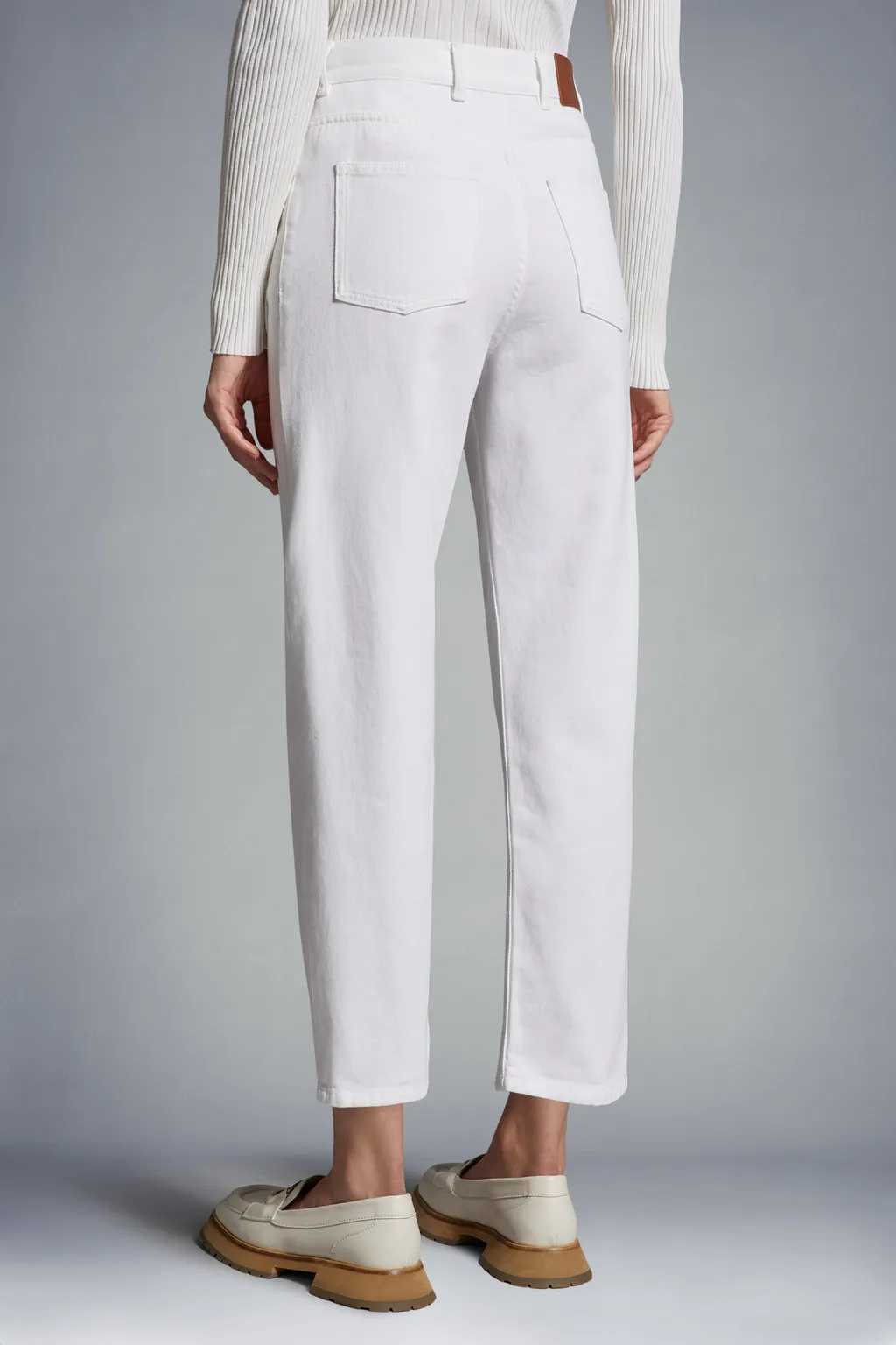 Moncler Logo Patch Straight-Leg Trousers