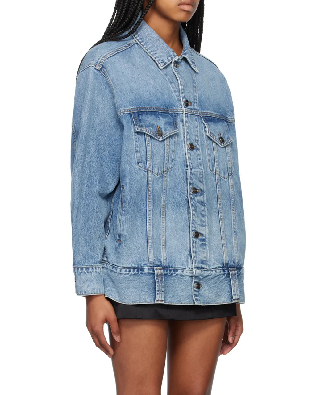 Khaite Rizzo Buttoned Denim Jacket