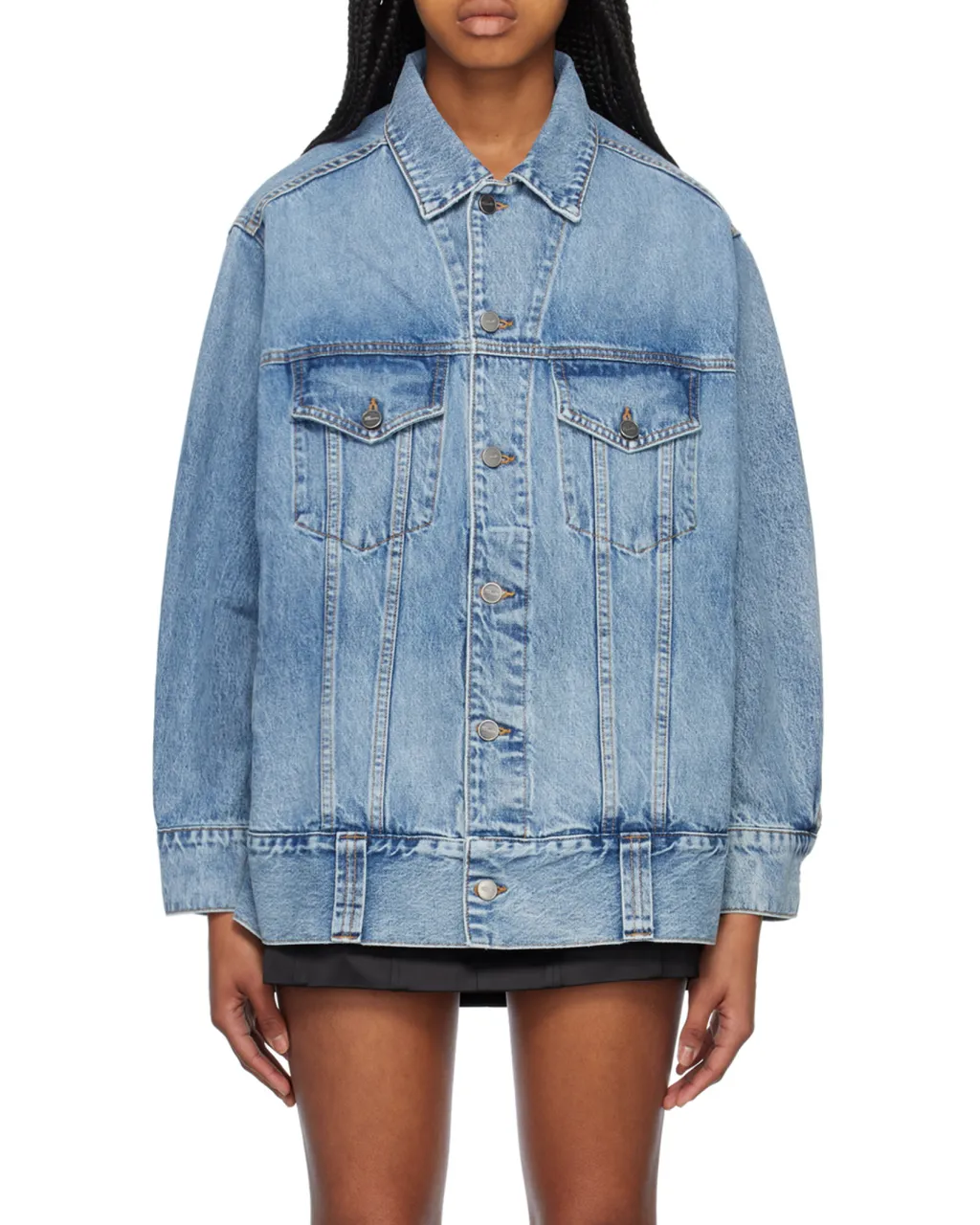 Khaite Rizzo Buttoned Denim Jacket