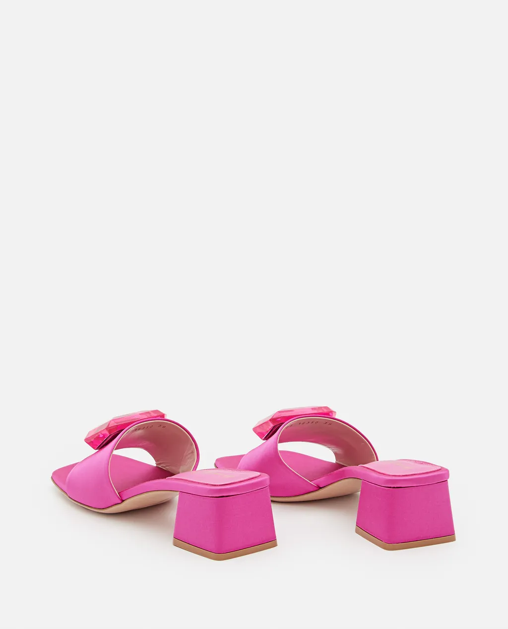 Gianvito Rossi Square Toe Slip-On Sandals