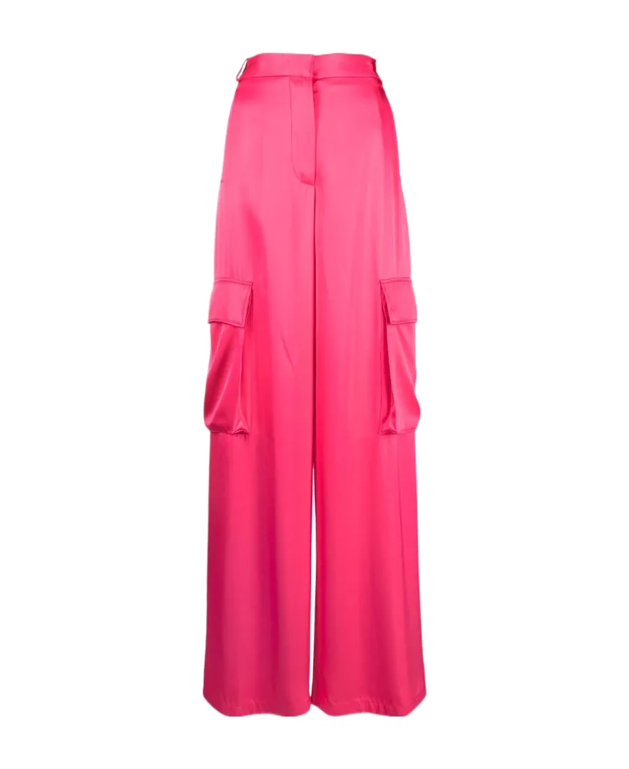 Versace High-Waisted Wide-Leg Cargo Pants
