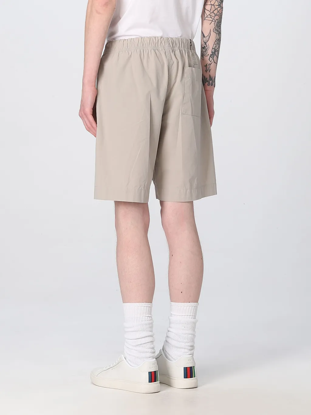 Ps Paul Smith Logo Patch Drawstring Deck Shorts