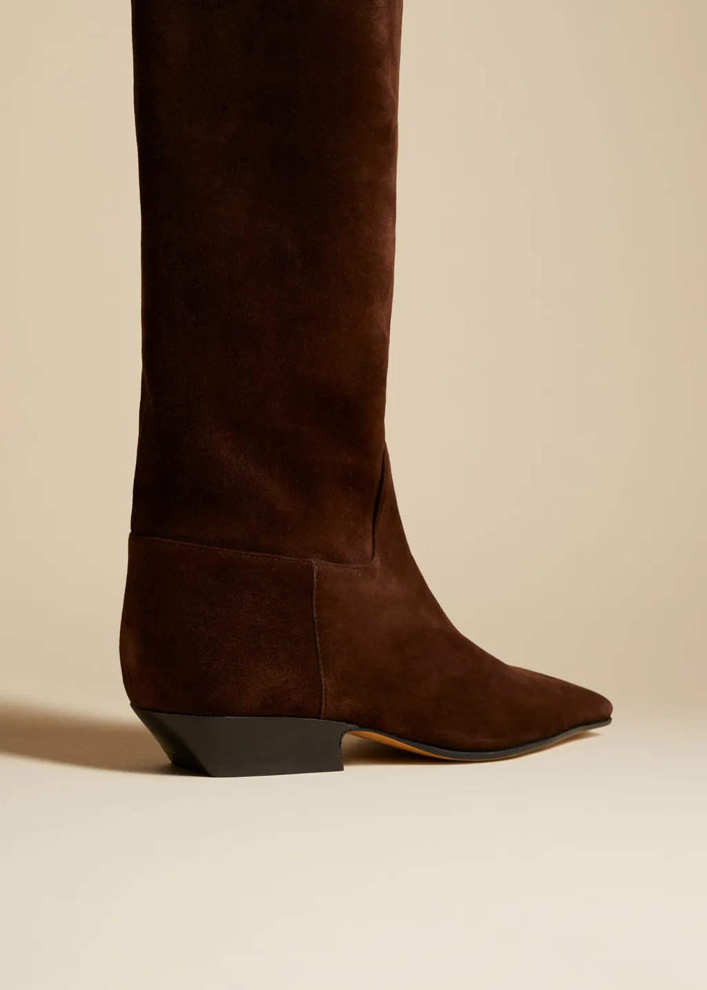 Khaite The Marfa Classic Flat Knee High Boots