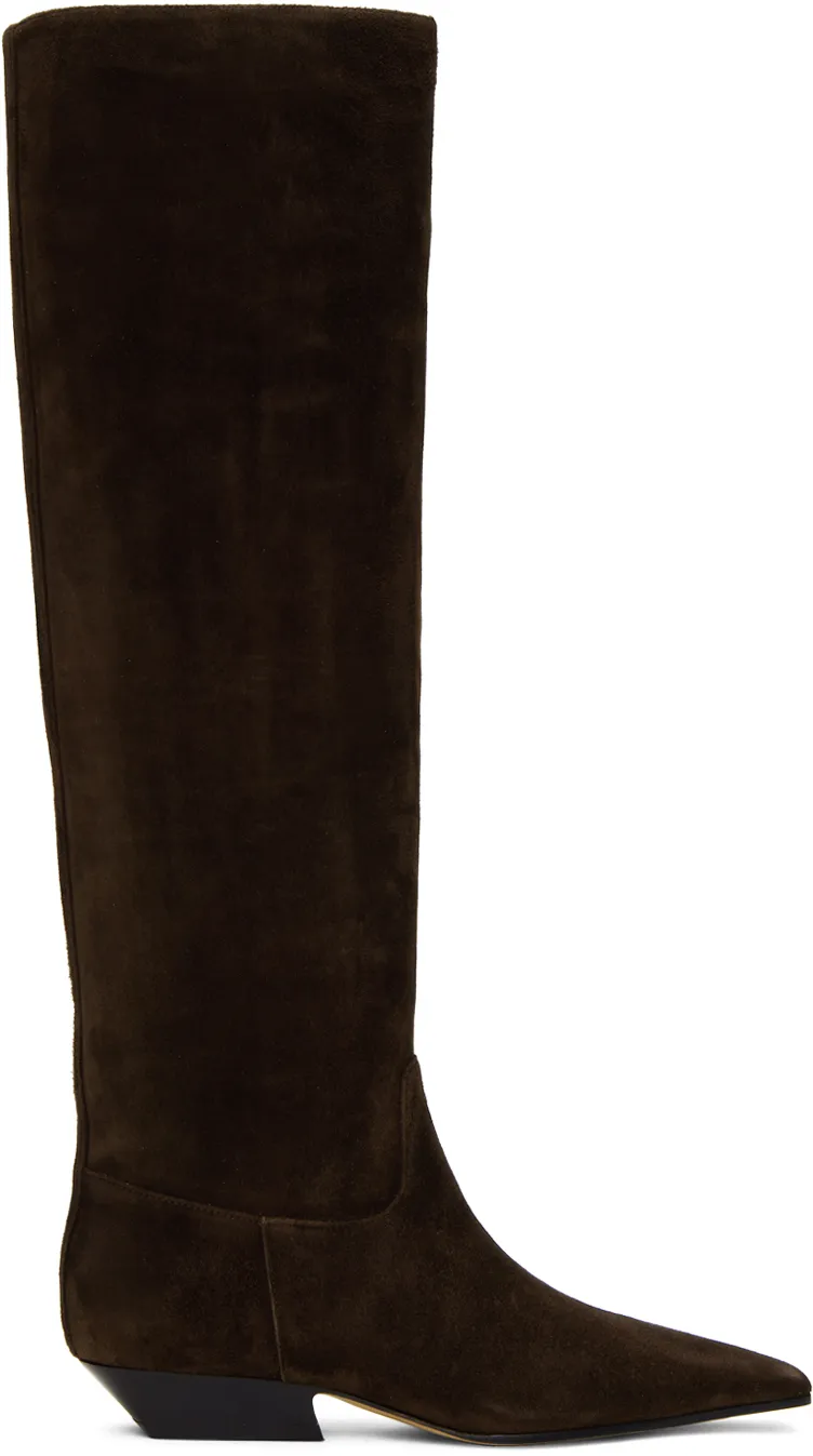 Khaite The Marfa Classic Flat Knee High Boots