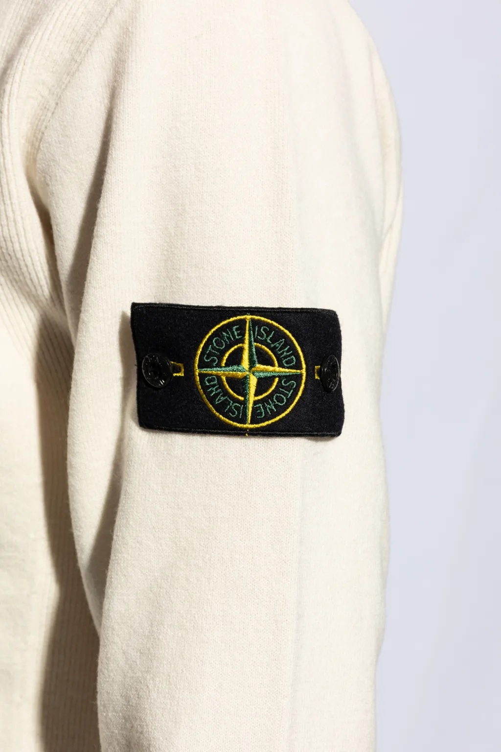 Stone Island Logo Patch Crewneck Sweatshirt