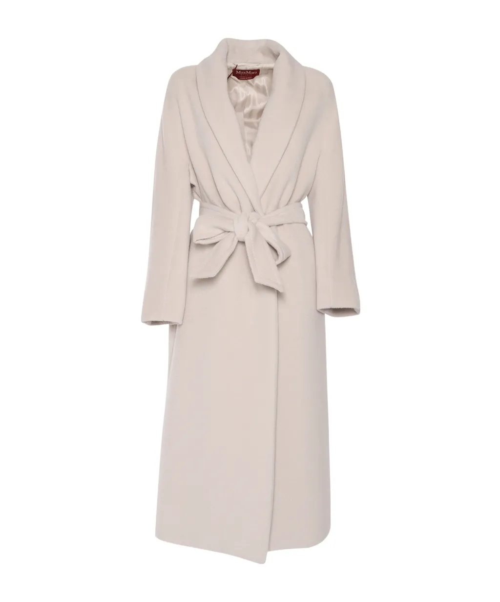 Max Mara Studio Belted Long-Sleeved Coat