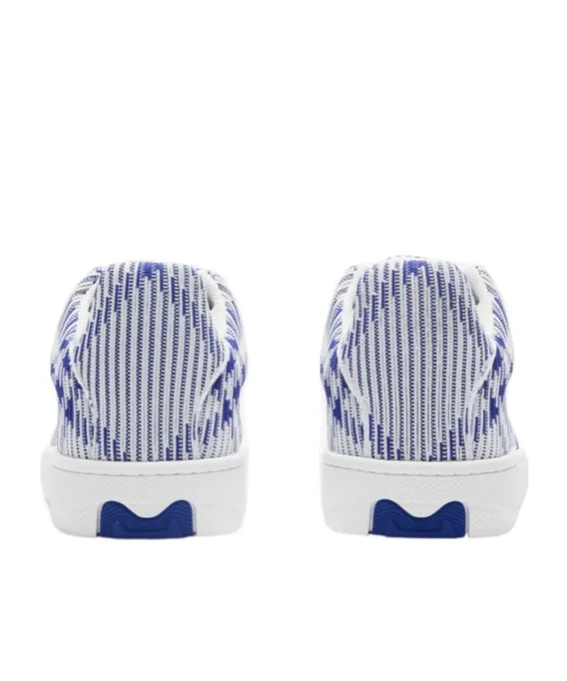 Burberry Bubble Check-Printed Lace-Up Sneakers