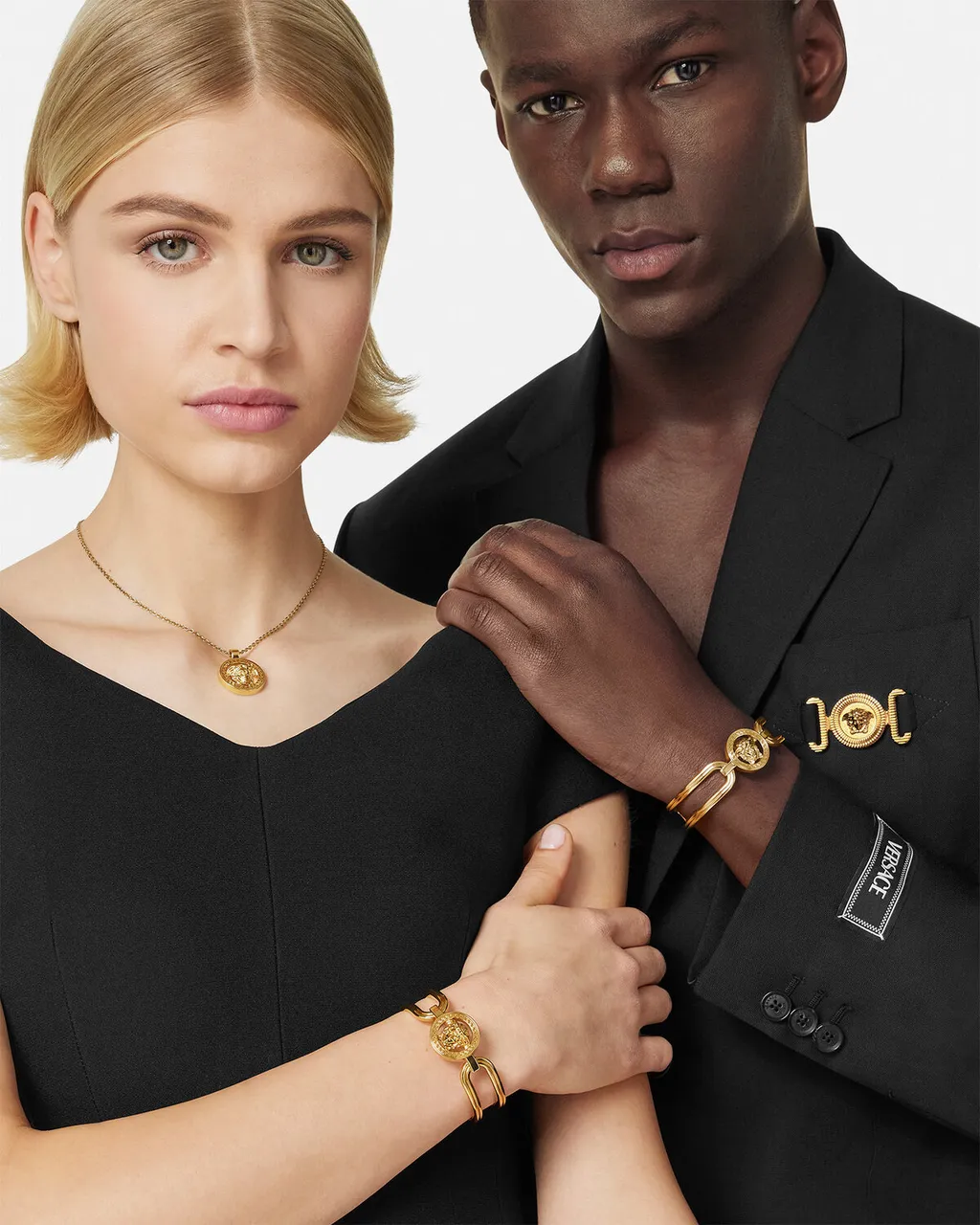 Versace Medusa '95 Polished Finish Cuff Bracelet