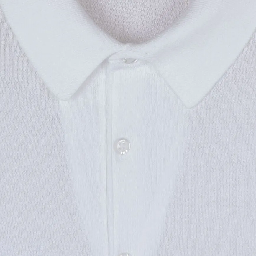 John Smedley Bradwell Long-Sleeve Polo Shirt