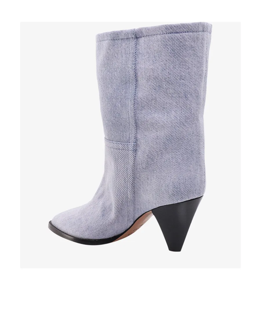 90Mm Pointed Suede Ankle Boots