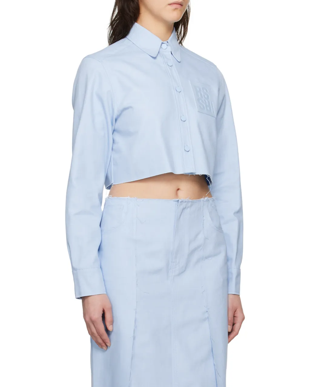 Cropped Cotton Shirt