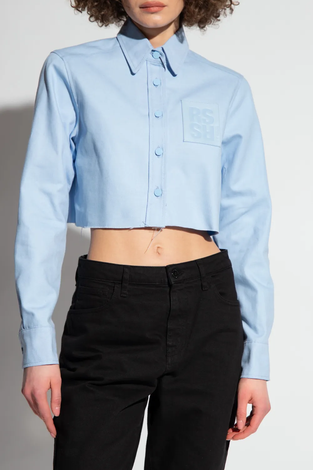 Cropped Cotton Shirt