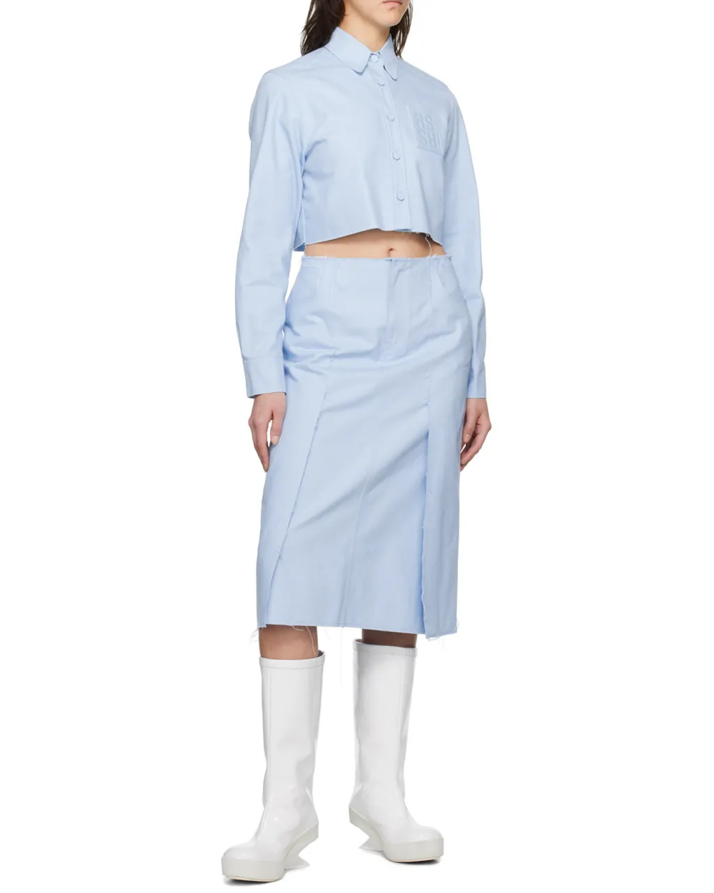 Cropped Cotton Shirt