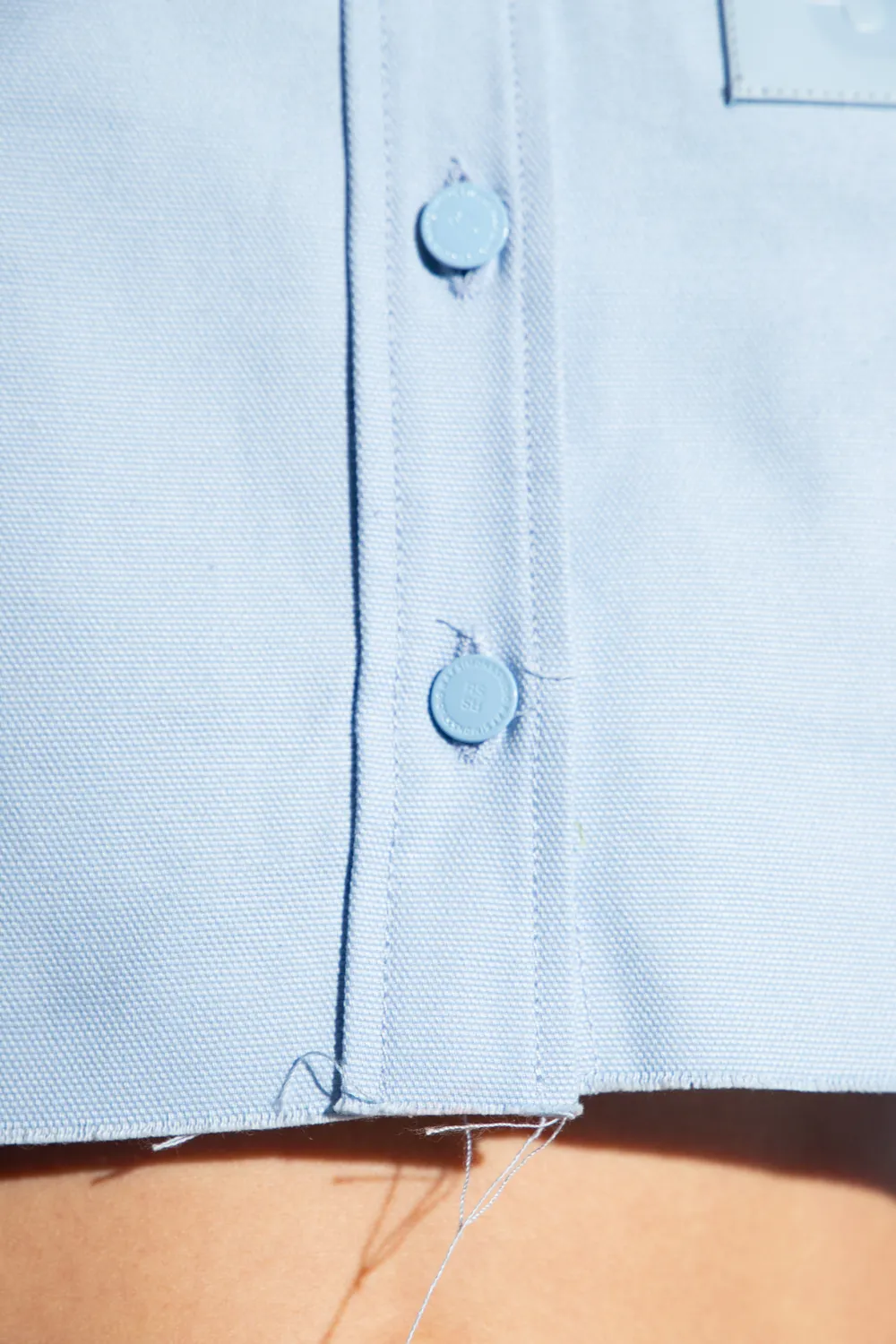 Cropped Cotton Shirt
