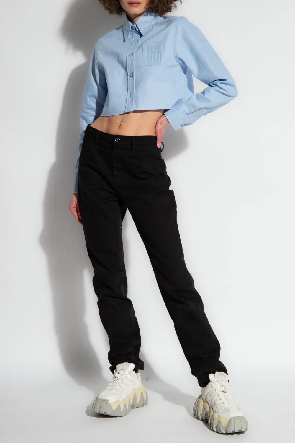 Cropped Cotton Shirt