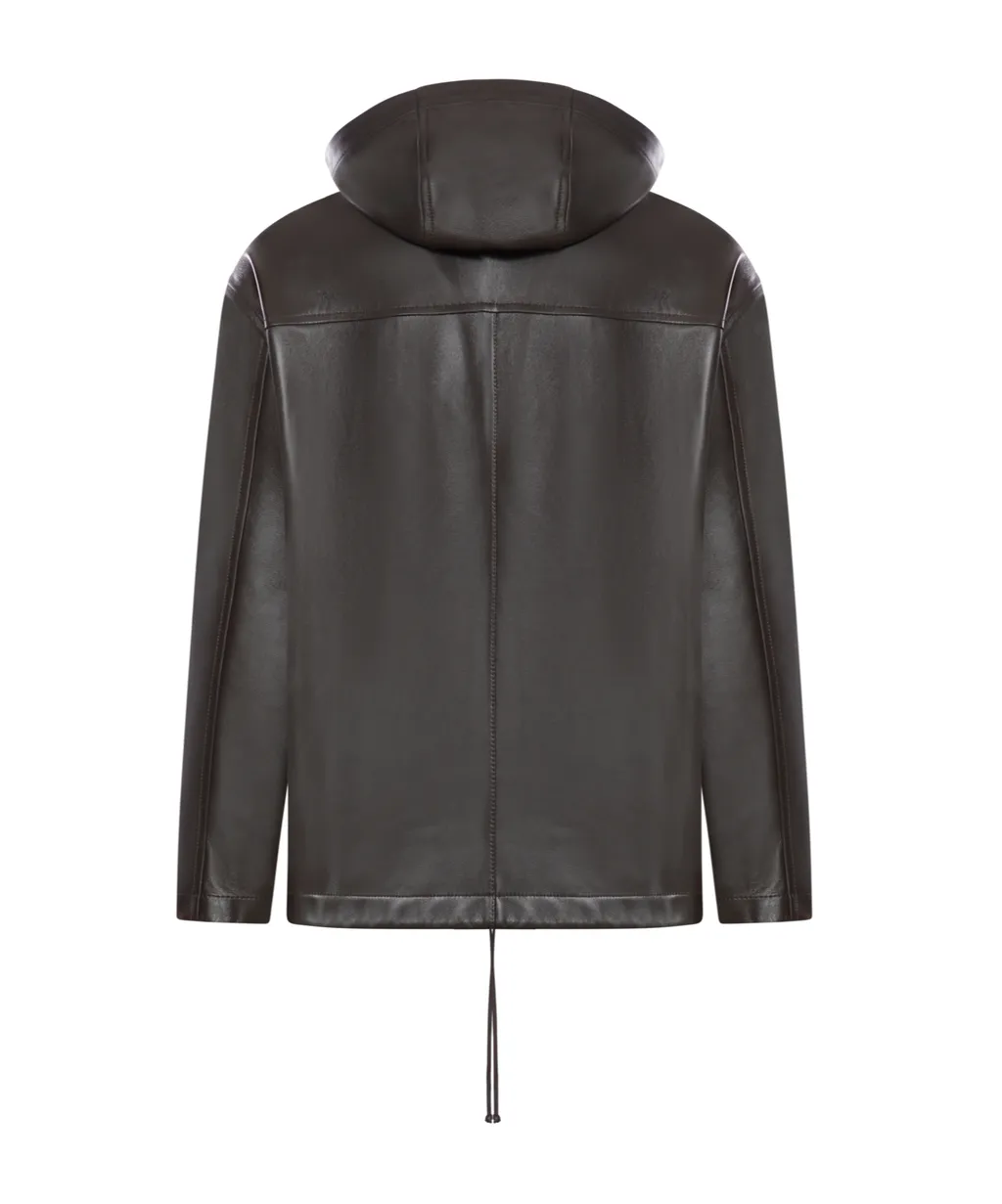 Bottega Veneta Zip-Up Hooded Jacket