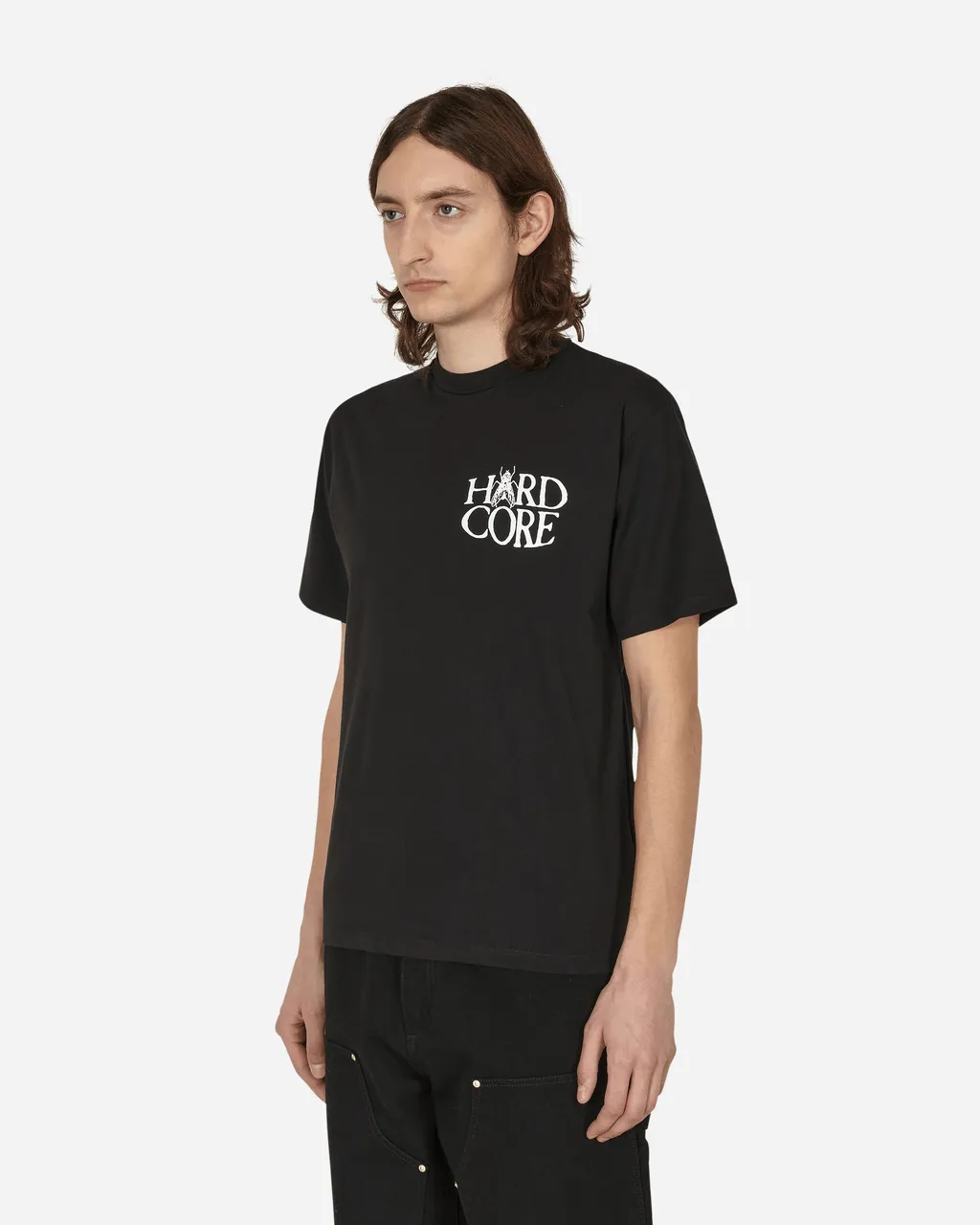 Rib T-Shirt With Round Neck