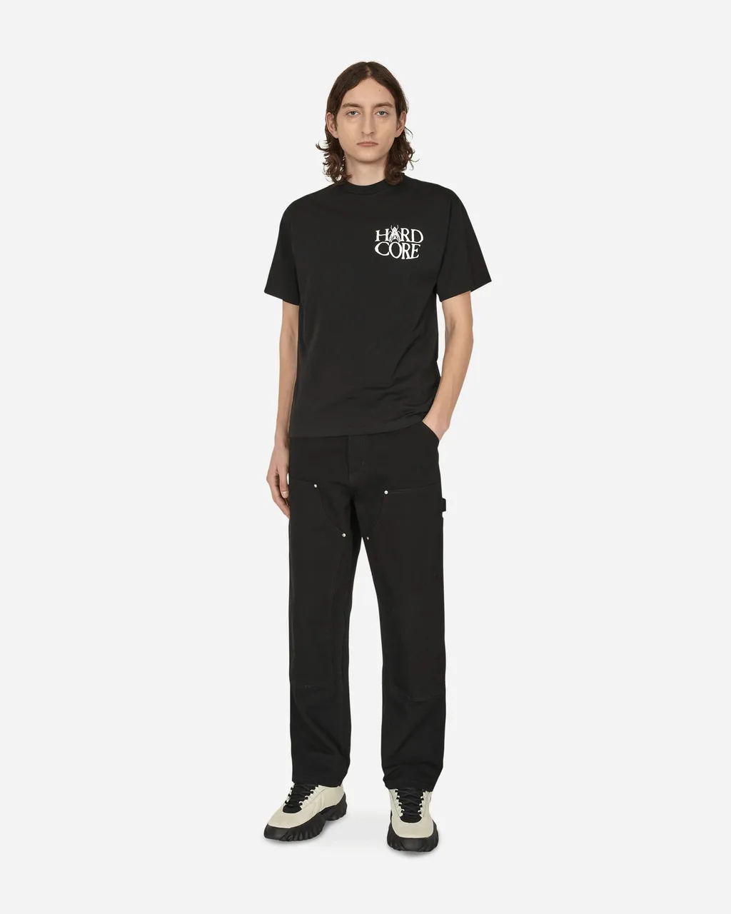 Rib T-Shirt With Round Neck