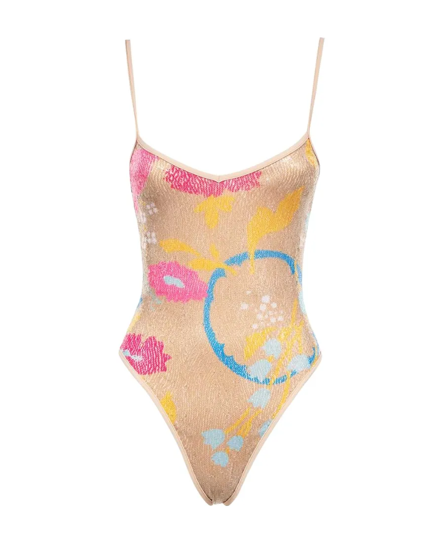 Sequin-Embellished Swimsuit