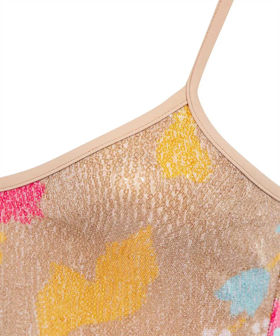 Sequin-Embellished Swimsuit