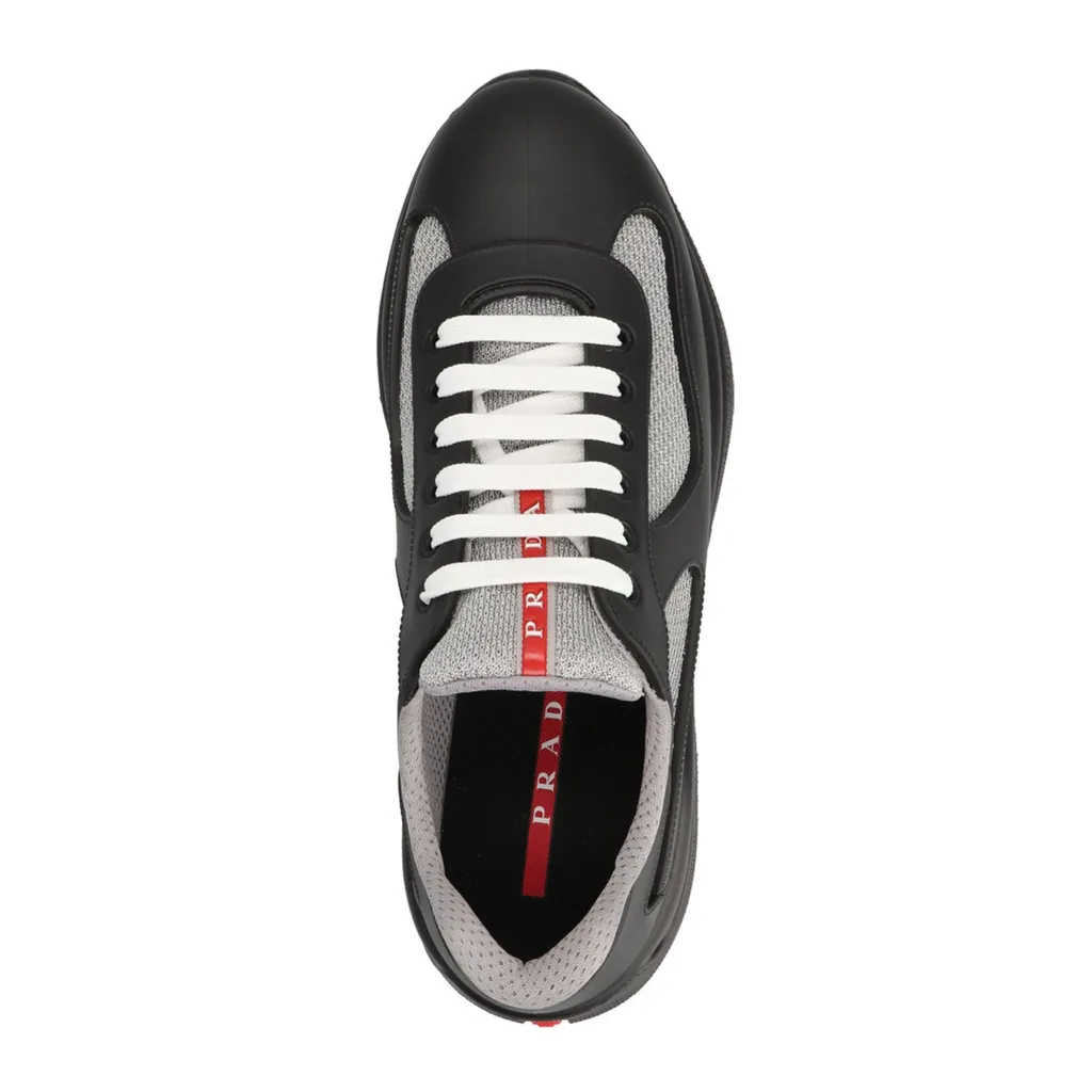 Prada America's Cup Soft Rubber And Bike Fabric Sneakers