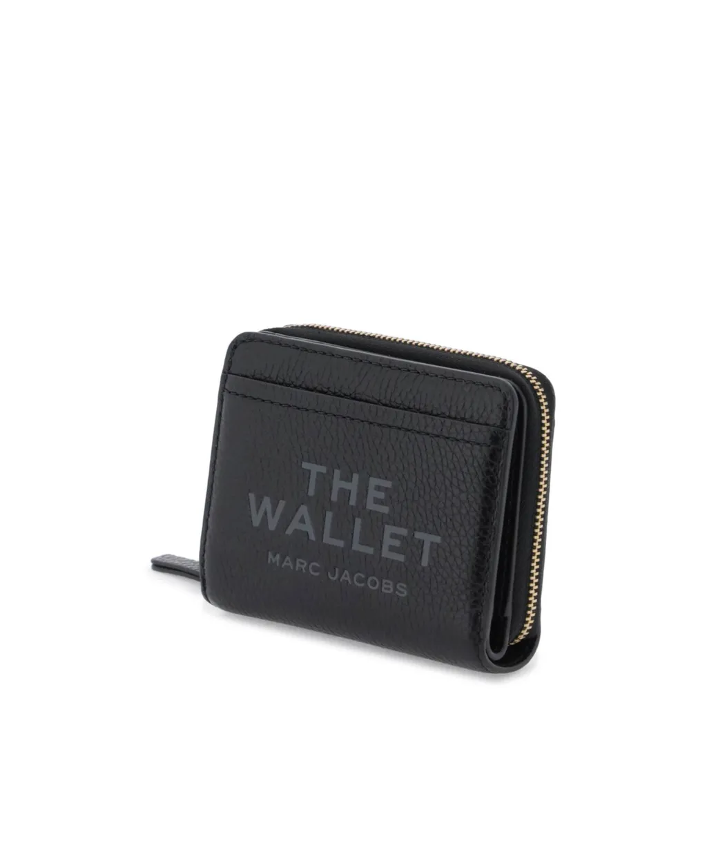 Marc Jacobs Logo Printed Zipped Mini Compact Wallet