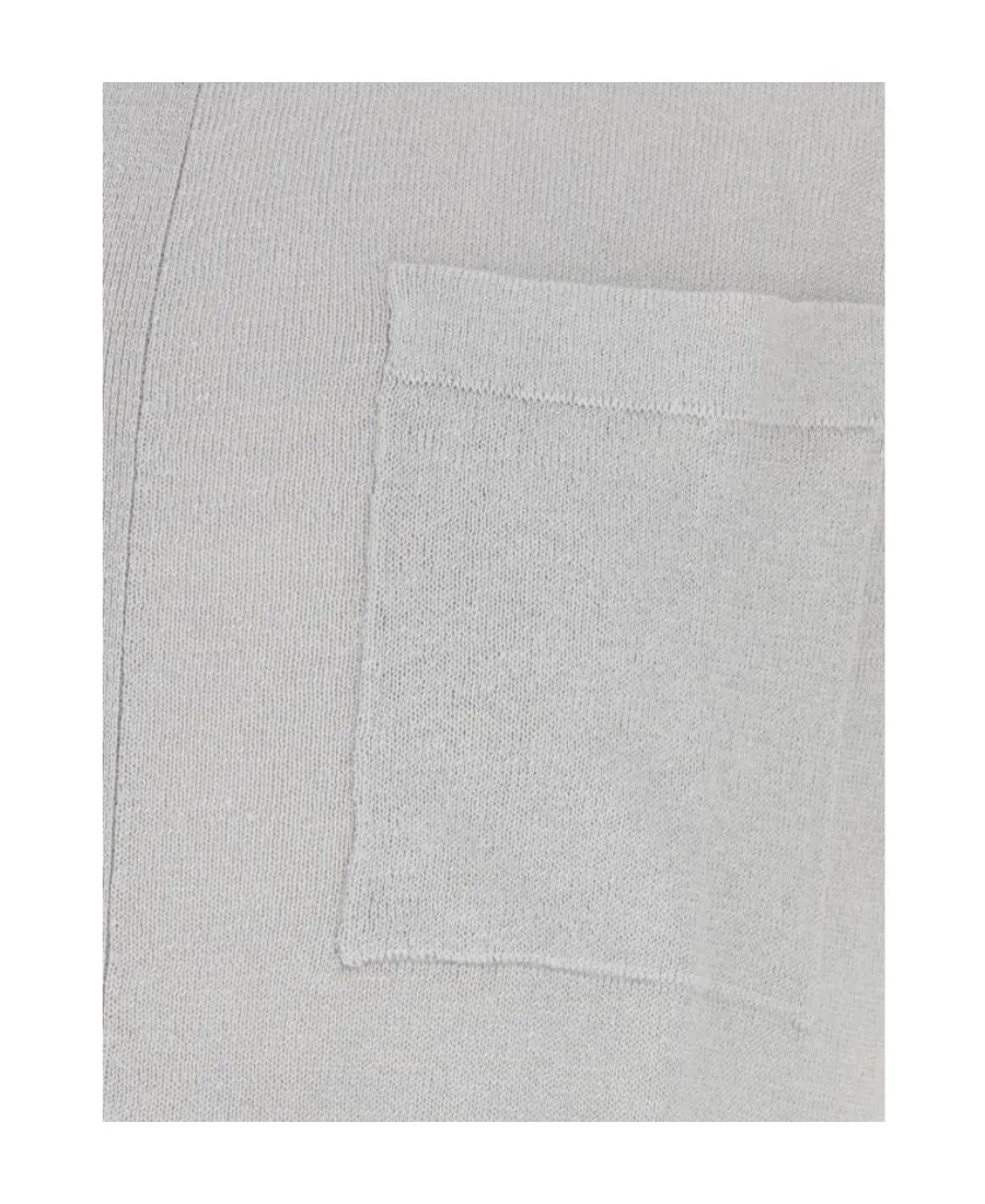 Fedeli Short-Sleeved Button-Up Cardigan