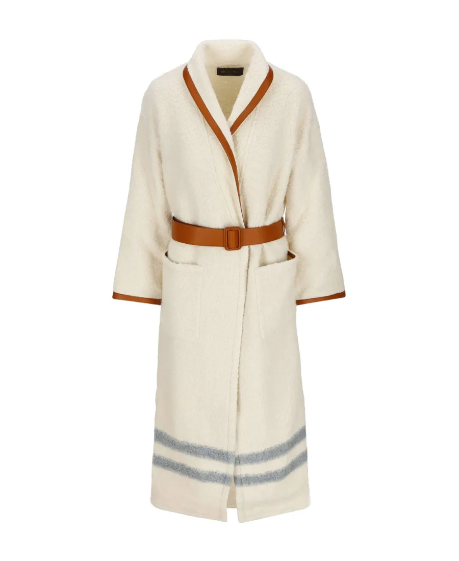 Logo Lapel Coat