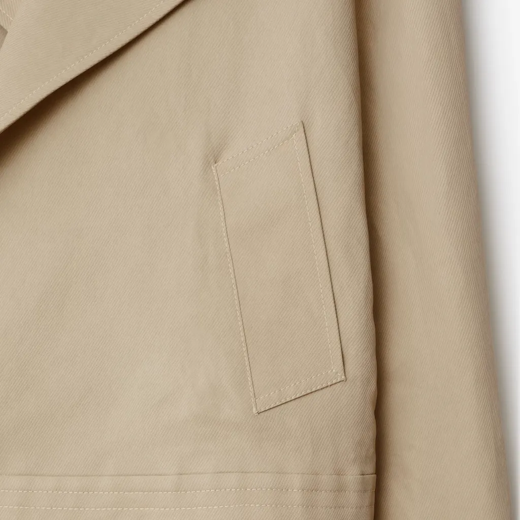 Burberry Double-Breasted Trench Jacket